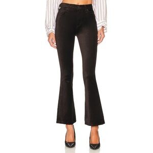 Citizens of Humanity Dark Brown Velvet Lilah High-rise Bootcut Jeans Pony 26